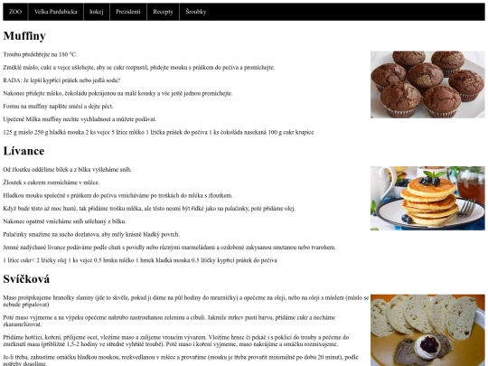 recepty screenshot