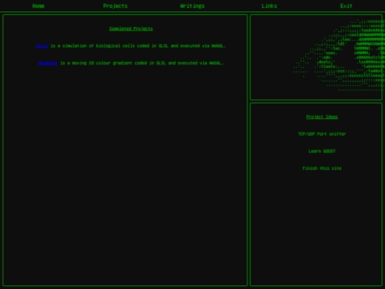 projects screenshot