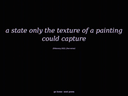 poem/dissociated screenshot