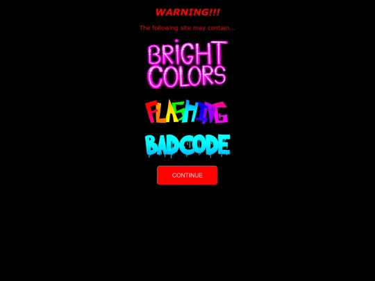 warning screenshot