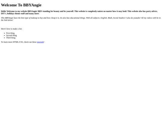 index screenshot