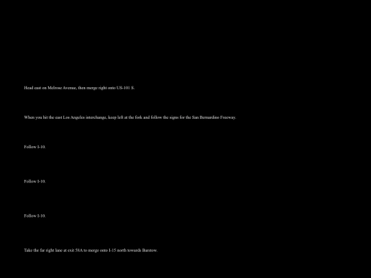 directions screenshot