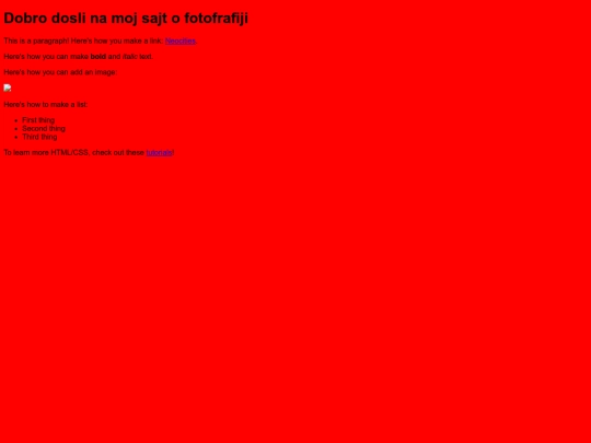 index screenshot