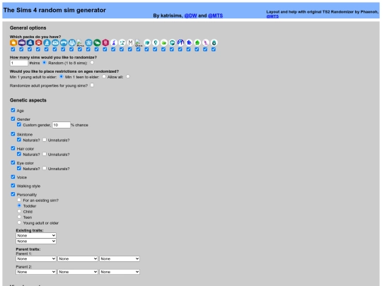 TS4Randomizer/TS4-randomizer screenshot