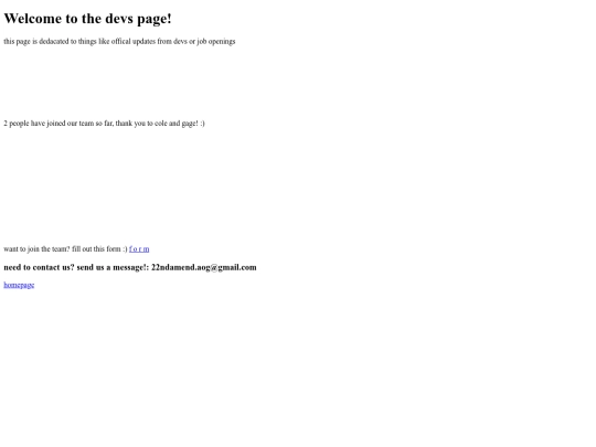 subpages/devs_page screenshot