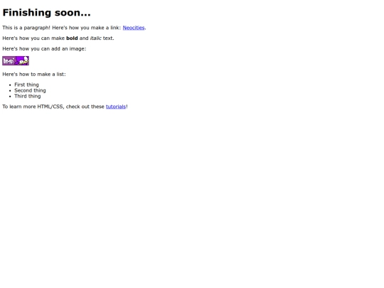 index screenshot