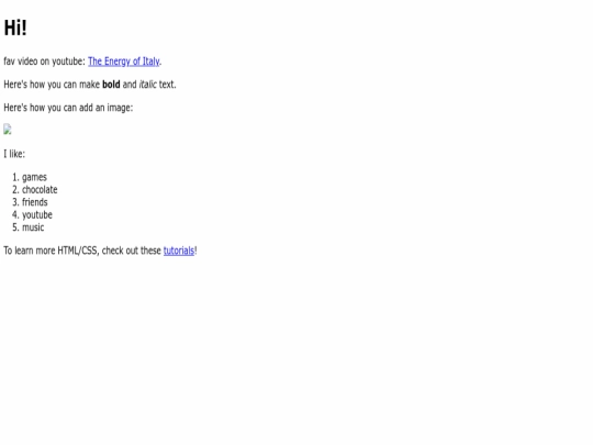 index screenshot