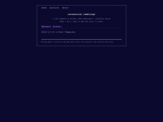 blog screenshot
