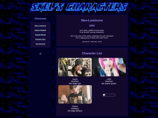characters/neoluminova screenshot