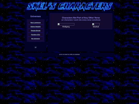 characters/nouniverse screenshot
