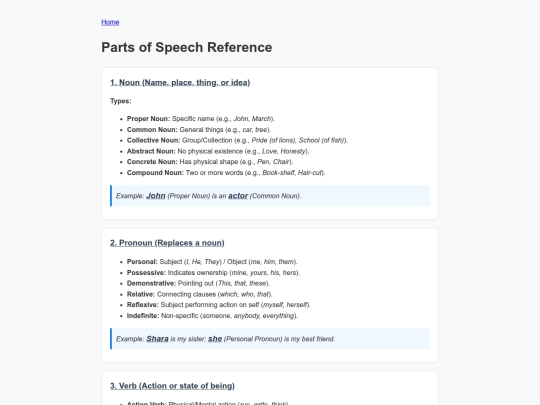 Pages/parts_of_speech screenshot
