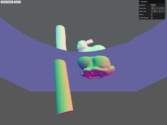 demos/basic-refraction-underwater screenshot