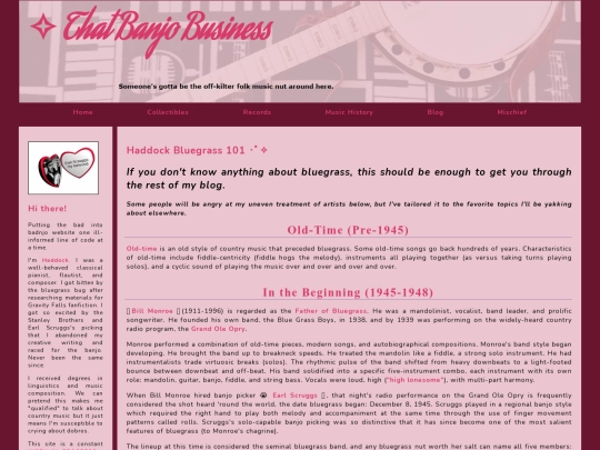 Main Pages/bluegrass101 screenshot