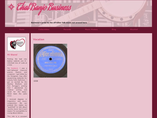 Main Pages/labels/vocalion screenshot