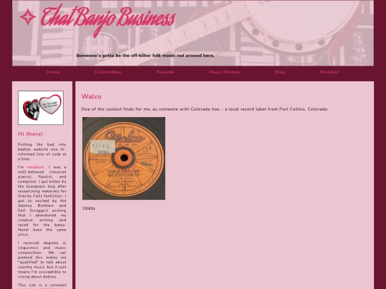 Main Pages/labels/walco screenshot