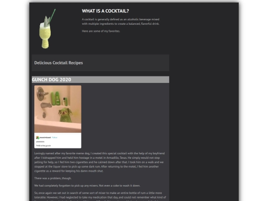 cocktails screenshot