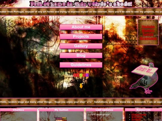 Homepage screenshot