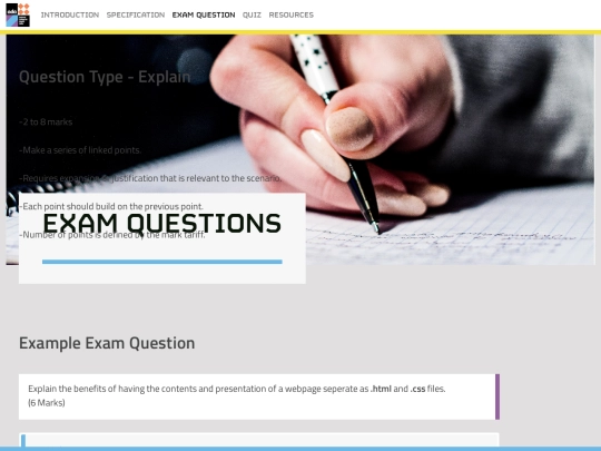 exam screenshot
