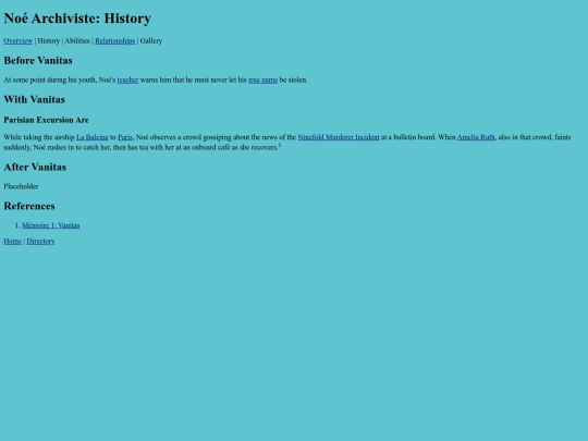 noe-archiviste/history screenshot