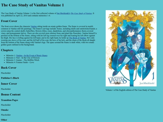 the-case-study-of-vanitas-volume-1 screenshot