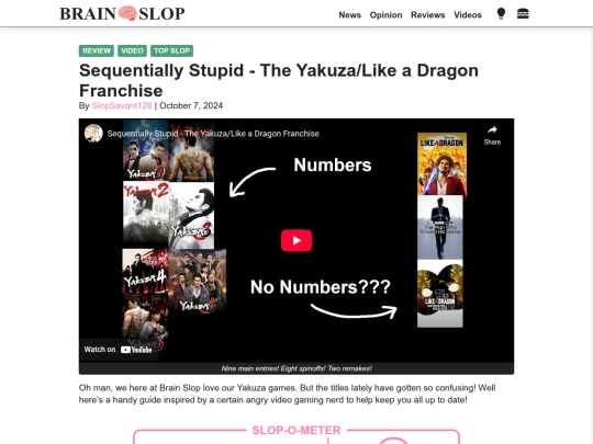 slop/sequential-stupidity-yakuza screenshot