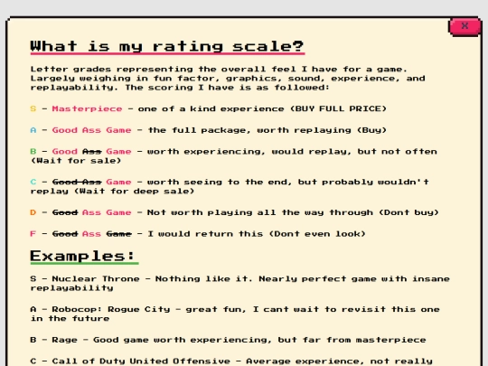 games/rules screenshot
