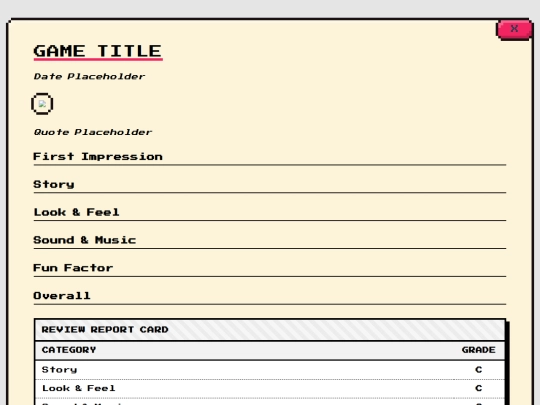 games/writing-template screenshot