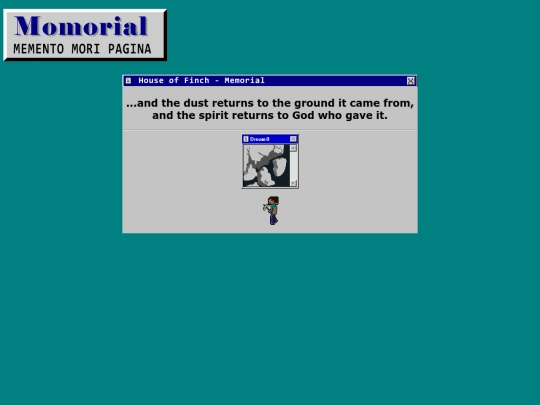Memorial screenshot