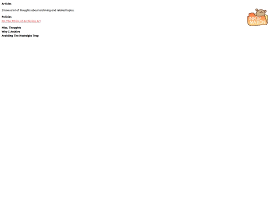 articles screenshot