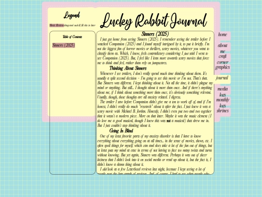 journal screenshot