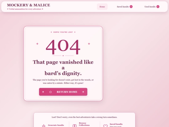 404 screenshot