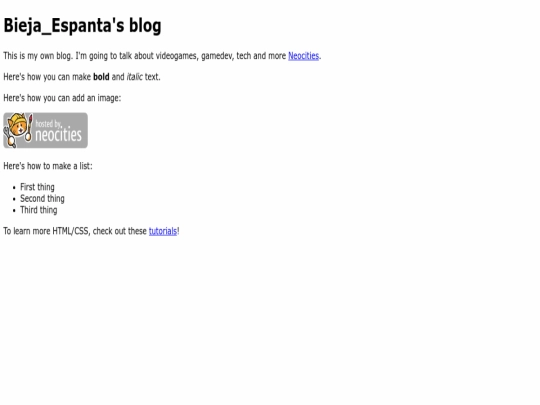 index screenshot