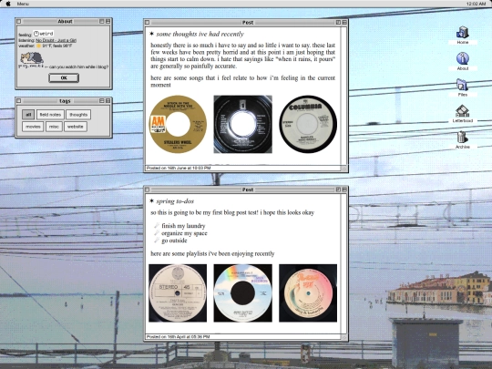 blog screenshot