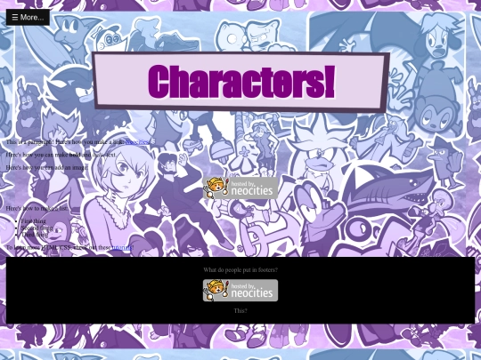 characters screenshot