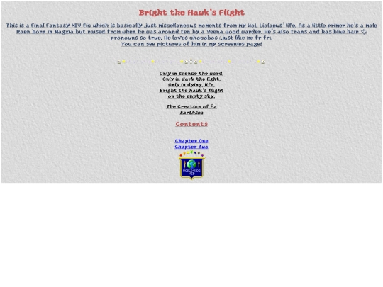 writing/hawksflight screenshot