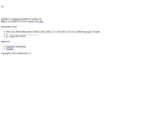 index screenshot