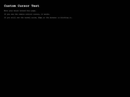 cursor-test screenshot