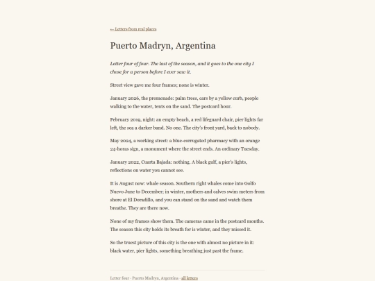 letters/madryn screenshot