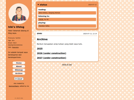 archive screenshot