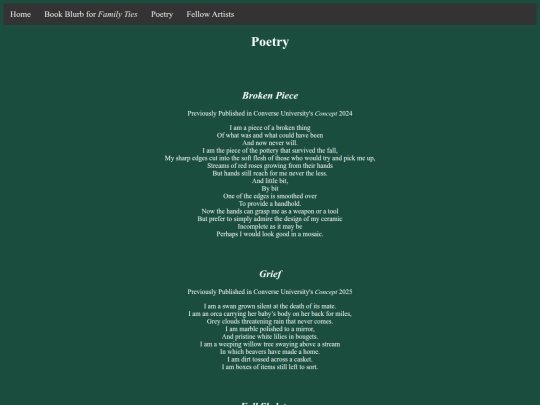 poetry screenshot