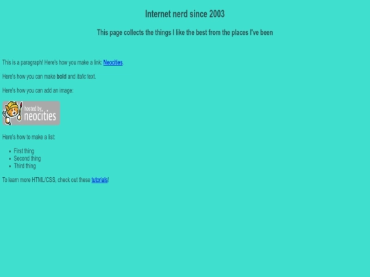 index screenshot
