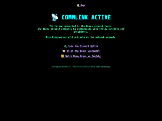 commlink screenshot