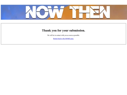 thankyou screenshot