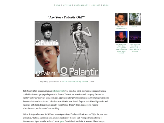 Palantir screenshot