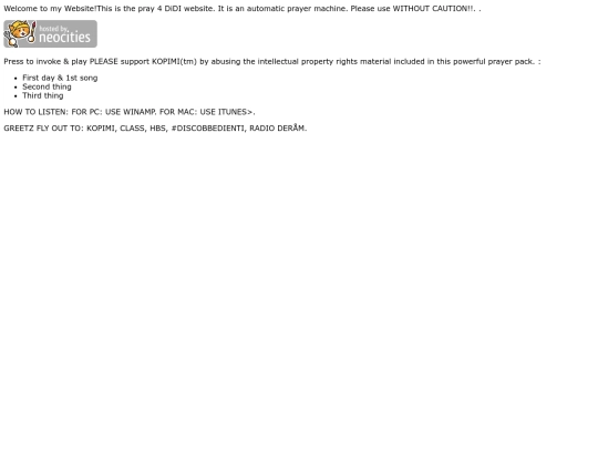 index screenshot