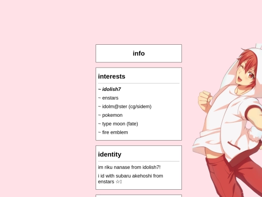 info screenshot