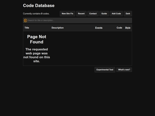 index screenshot