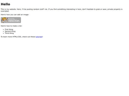 index screenshot