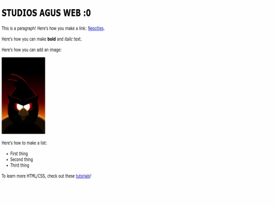index screenshot