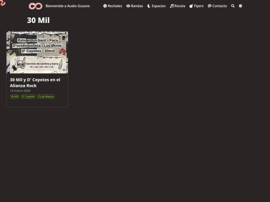 bandas/30-mil screenshot